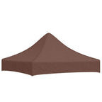 Partyzelt-Dach 2x2 m Braun 270 g/m²