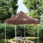 Partyzelt-Dach 2x2 m Braun 270 g/m²