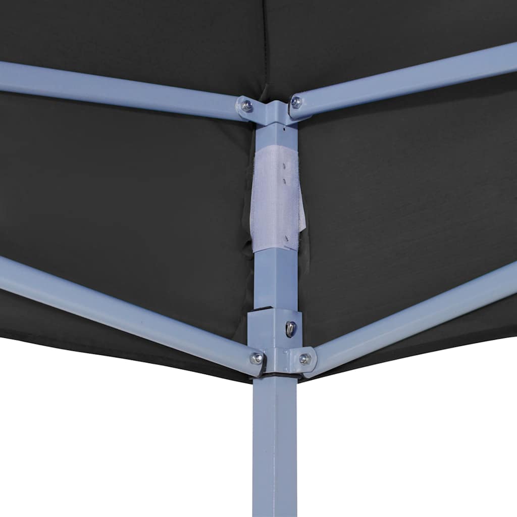 Partyzelt-Dach 2x2 m Schwarz 270 g/m²