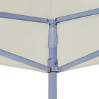 Partyzelt-Dach 4x3 m Creme 270 g/m²
