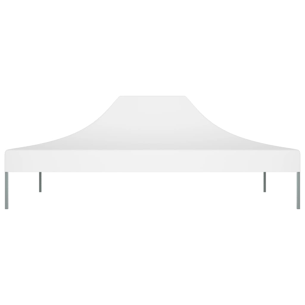 Partyzelt-Dach 4,5x3 m Weiß 270 g/m²