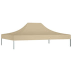 Partyzelt-Dach 4,5x3 m Beige 270 g/m²