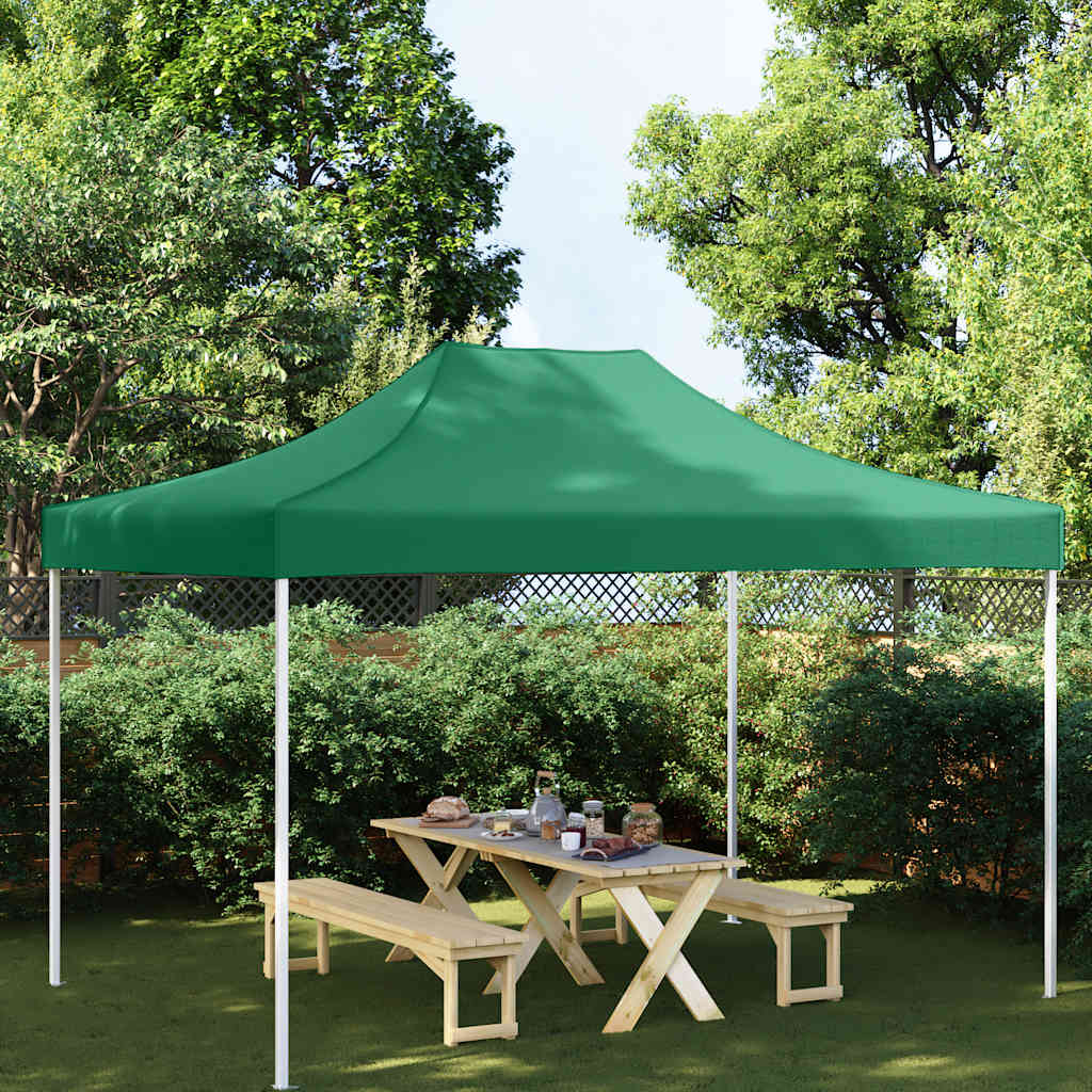 Partyzelt-Dach 4,5x3 m Grün 270 g/m²