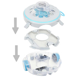 vidaXL Poolroboter Poolreiniger Kabellos 27 W