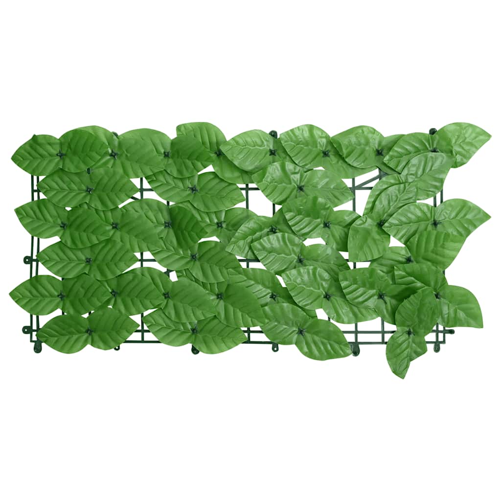 Balkon-Sichtschutz mit Grünen Blättern 600x75 cm
