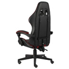 Gaming-Stuhl Schwarz und Weinrot Kunstleder