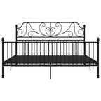 Bettgestell Schwarz Metall 180x200 cm