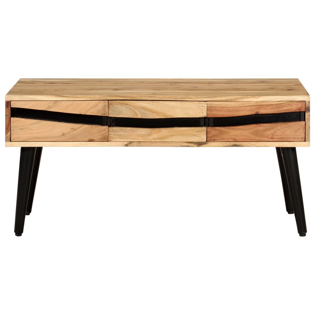 Couchtisch 88x50x42 cm Akazie Massivholz