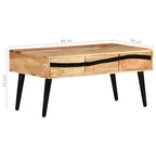 Couchtisch 88x50x42 cm Akazie Massivholz