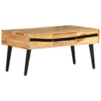 Couchtisch 88x50x42 cm Akazie Massivholz