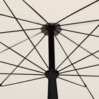 Sonnenschirm mit Mast 200x130 cm Sandfarbe