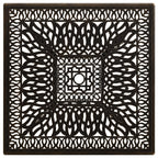 Gartentisch Bronzen 90x90x73 cm Aluminiumguss