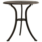3-tlg. Bistro-Set Aluminiumguss Bronzen