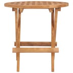 Klappbarer Gartentisch 50x50x50 cm Teak Massivholz