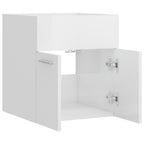 Waschbeckenunterschrank Hochglanz-Weiß 41x38,5x46cm