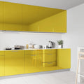 Selbstklebende Möbelfolie Hochglanz-Golden 500x90 cm PVC
