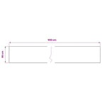 Möbelfolien Selbstklebend 2 Stk. Weiß 500x90 cm PVC
