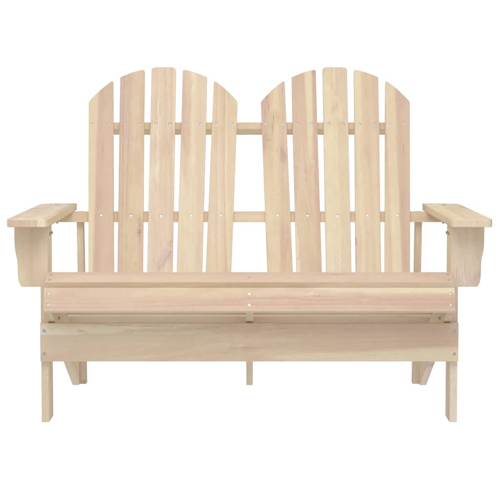 Adirondack-Gartenbank 2-Sitzer Massivholz Tanne
