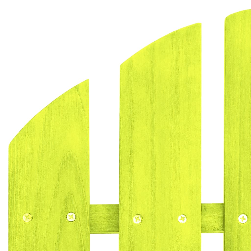 Adirondack-Gartenbank 2-Sitzer mit Fußteil Tannenholz Grün