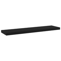 Bücherregal-Bretter 4 Stk. Schwarz 40x10x1,5 cm Holzwerkstoff