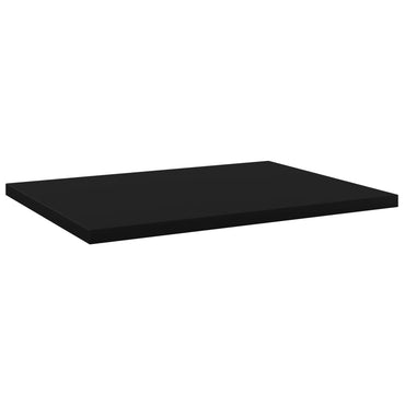 Bücherregal-Bretter 4 Stk. Schwarz 40x30x1,5 cm Holzwerkstoff