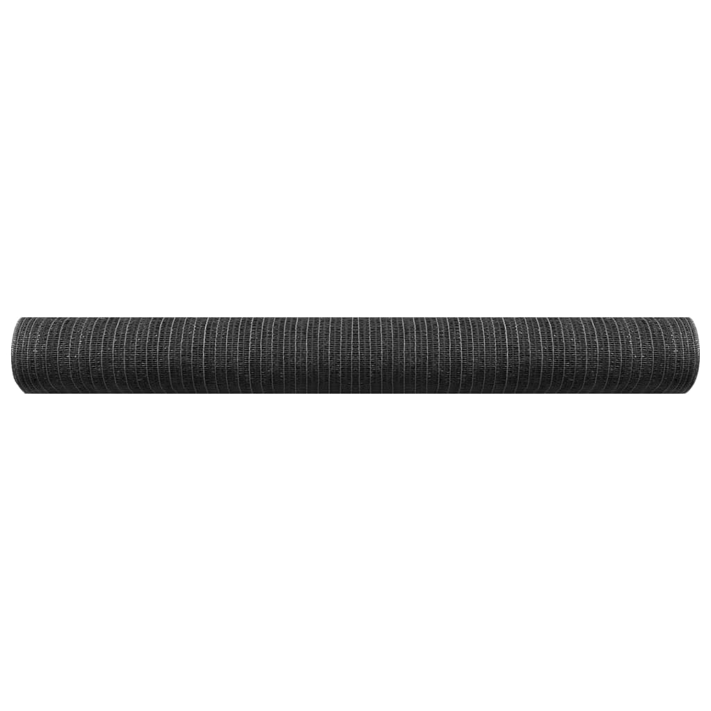 Zaunblende Anthrazit 1x50 m HDPE 150 g/m²