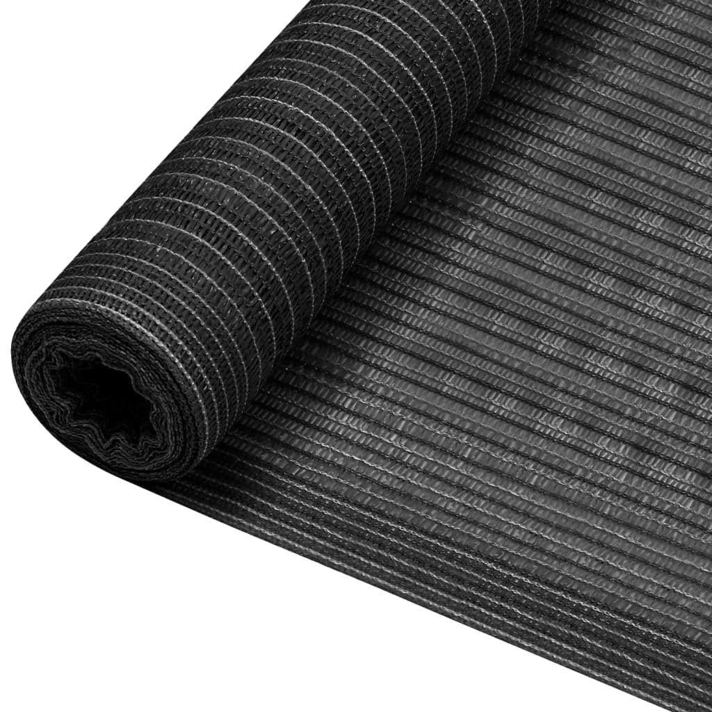 Zaunblende Anthrazit 3,6x10 m HDPE 150 g/m²