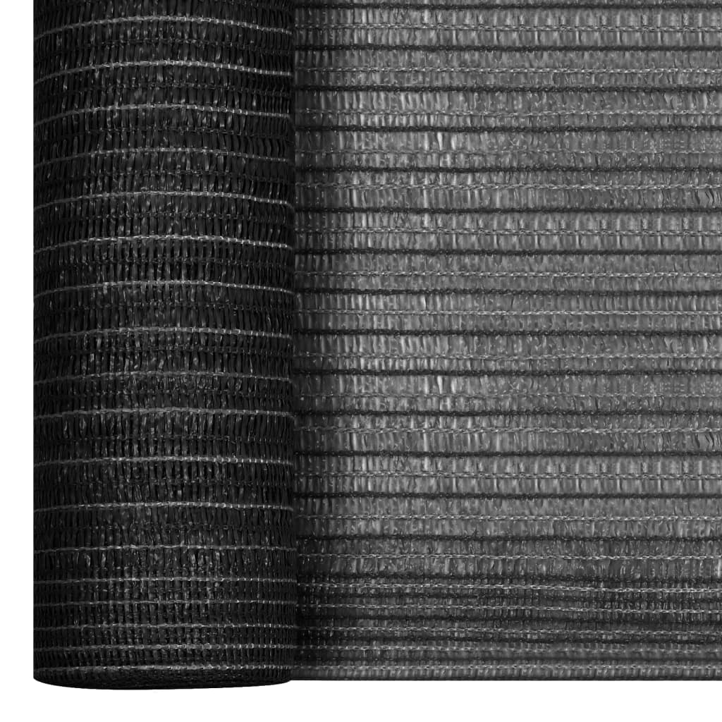 Zaunblende Anthrazit 3,6x10 m HDPE 150 g/m²