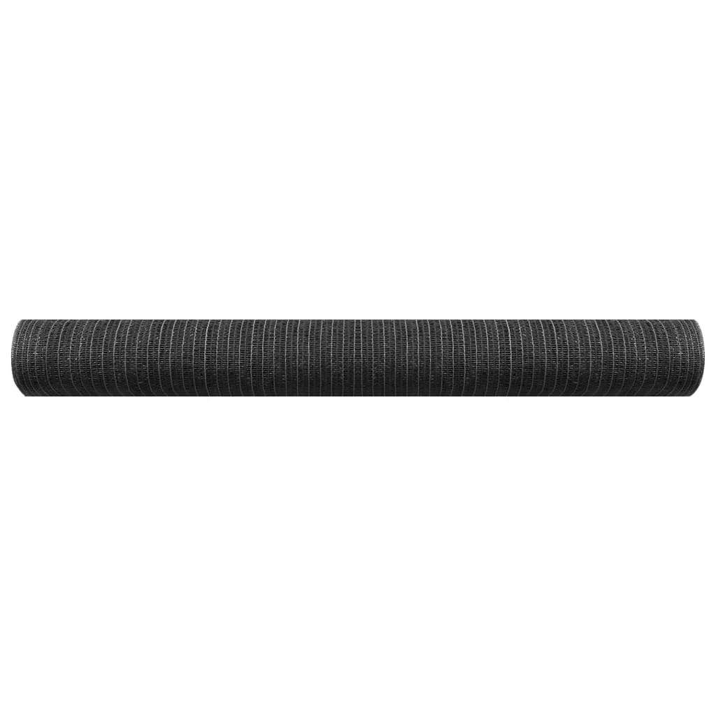 Zaunblende Anthrazit 3,6x10 m HDPE 150 g/m²
