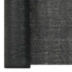 Zaunblende Schwarz 1,2x25 m HDPE 150 g/m²