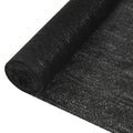 Zaunblende Schwarz 1,2x25 m HDPE 195 g/m²