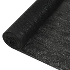 Zaunblende Schwarz 1,8x25 m HDPE 195 g/m²