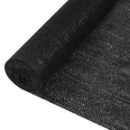 Zaunblende Schwarz 2x50 m HDPE 195 g/m²
