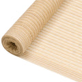 Zaunblende Beige 2x50 m HDPE 75 g/m²