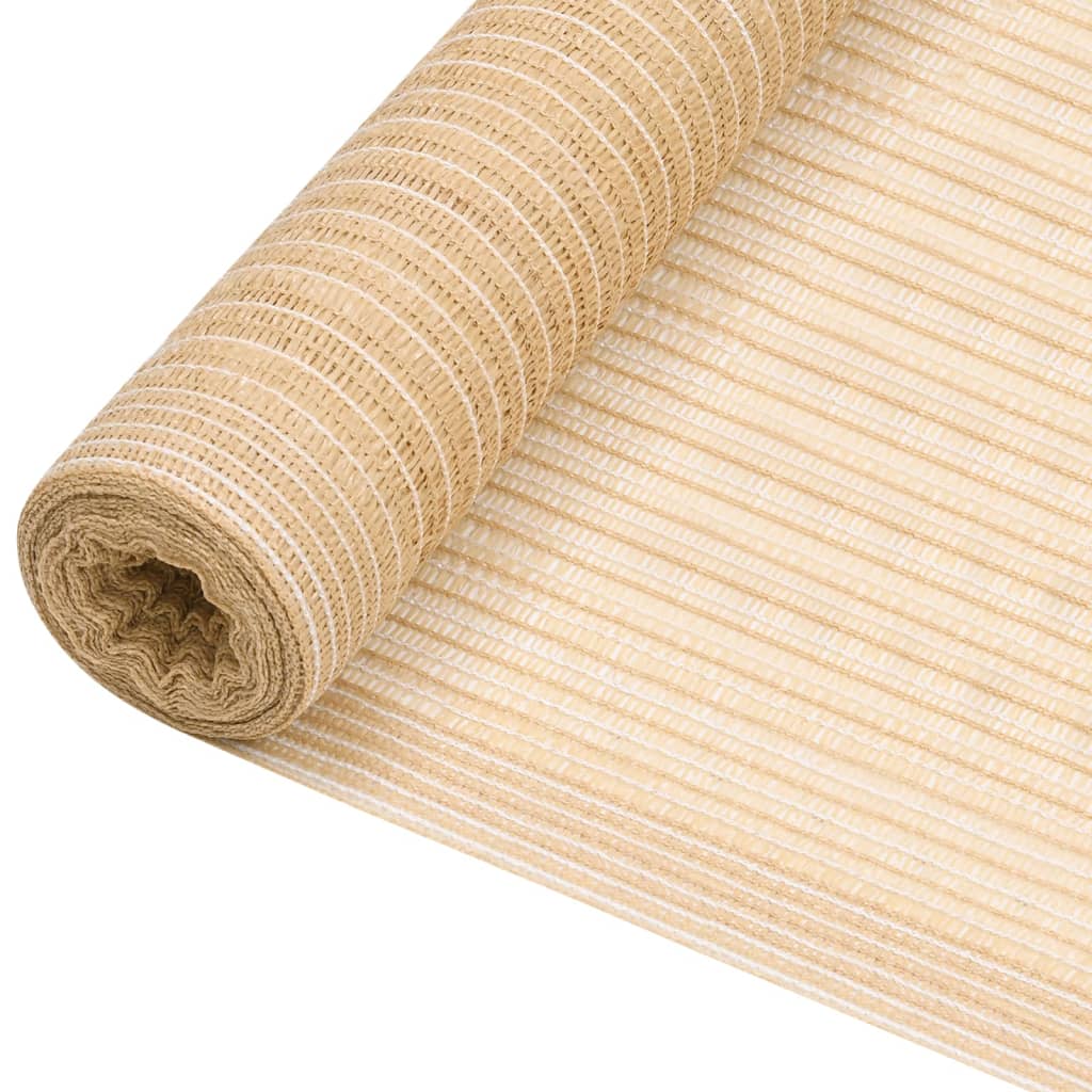 Zaunblende Beige 1,2x50 m HDPE 195 g/m²