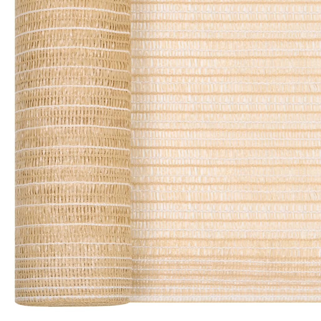 Zaunblende Beige 1,8x50 m HDPE 195 g/m²
