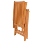 Gartenstühle 2 Stk. mit Königsblauen Kissen Massivholz Teak