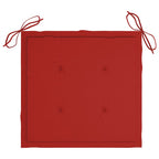 Klappbare Gartenstühle 2 Stk. mit Kissen Bambus