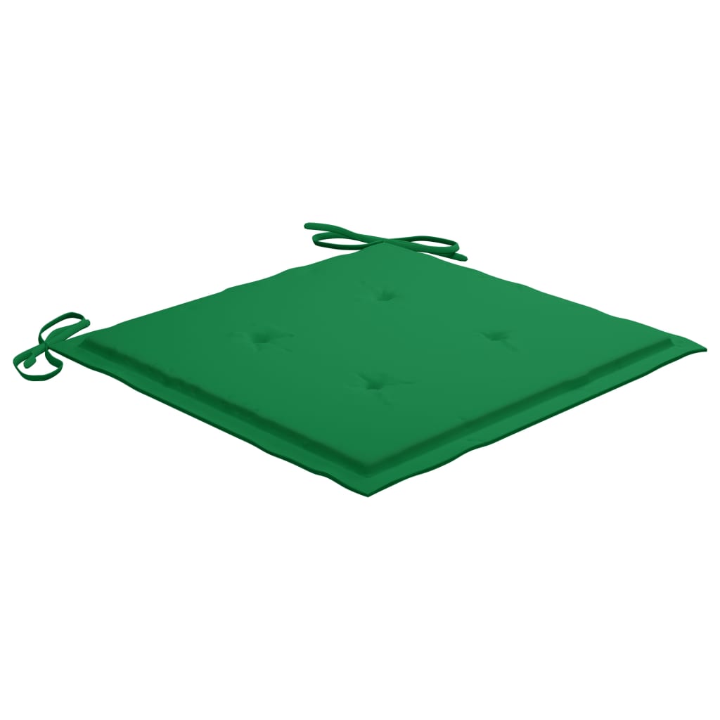 Klappbare Gartenstühle 4 Stk. mit Kissen Massivholz Akazie