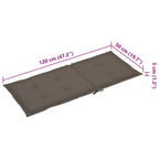 Verstellbare Gartenstühle 2 Stk. mit Auflagen Massivholz Akazie