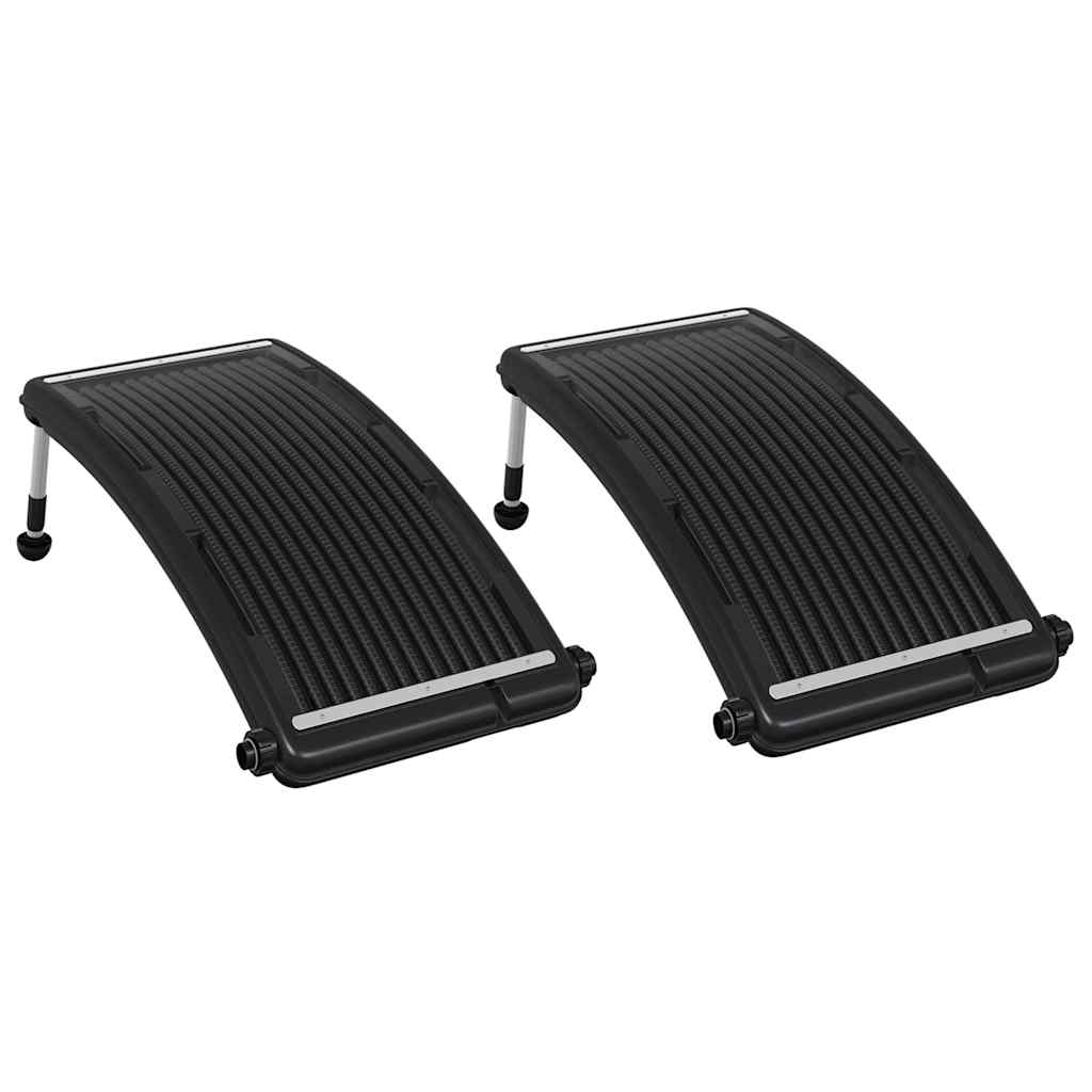 vidaXL Gebogene Solar-Heizpaneele für Pool 2 Stk. 110x65 cm