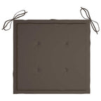 Klappbare Gartenstühle 6 Stk. mit Sitzkissen Massivholz Akazie