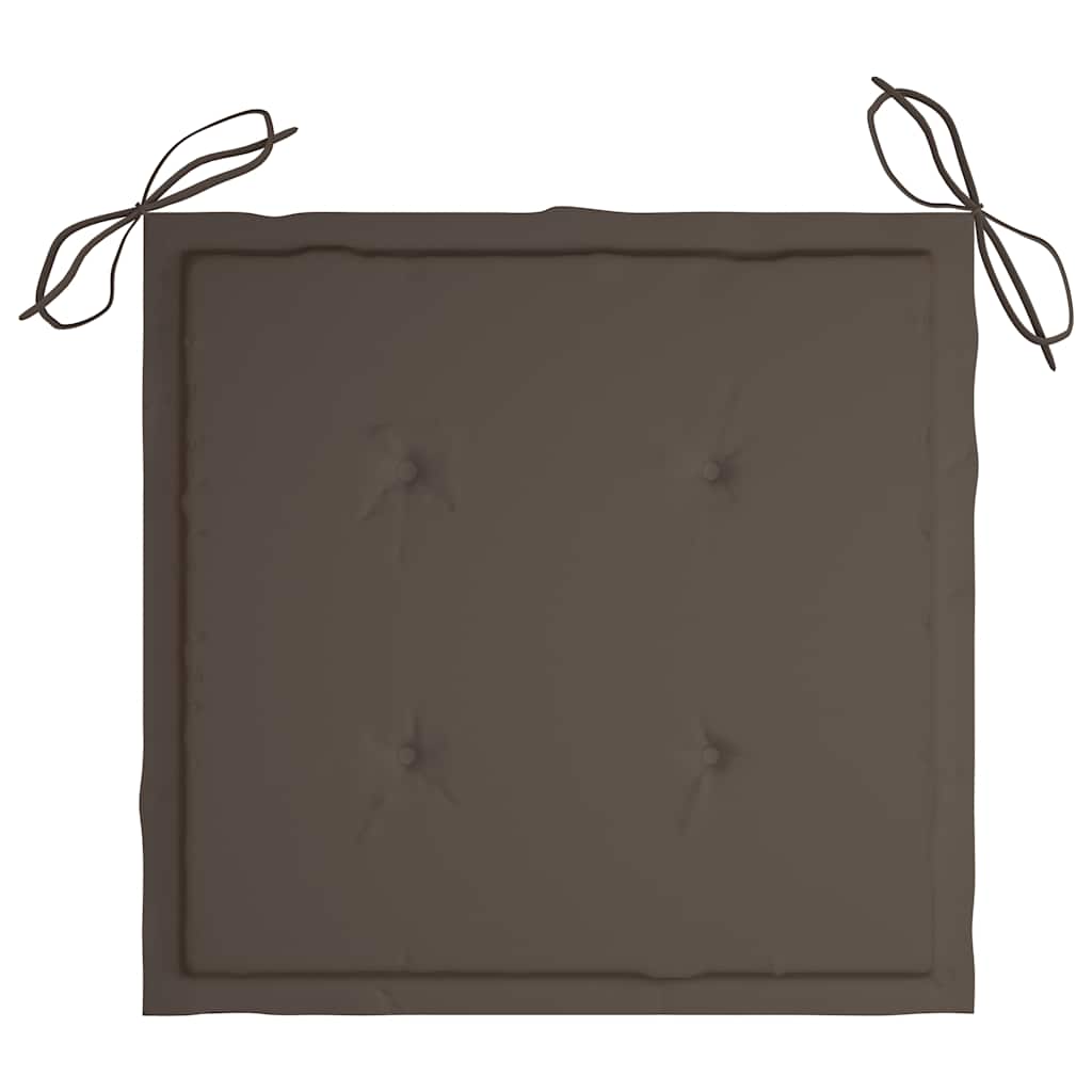 Klappbare Gartenstühle 6 Stk. mit Sitzkissen Massivholz Akazie