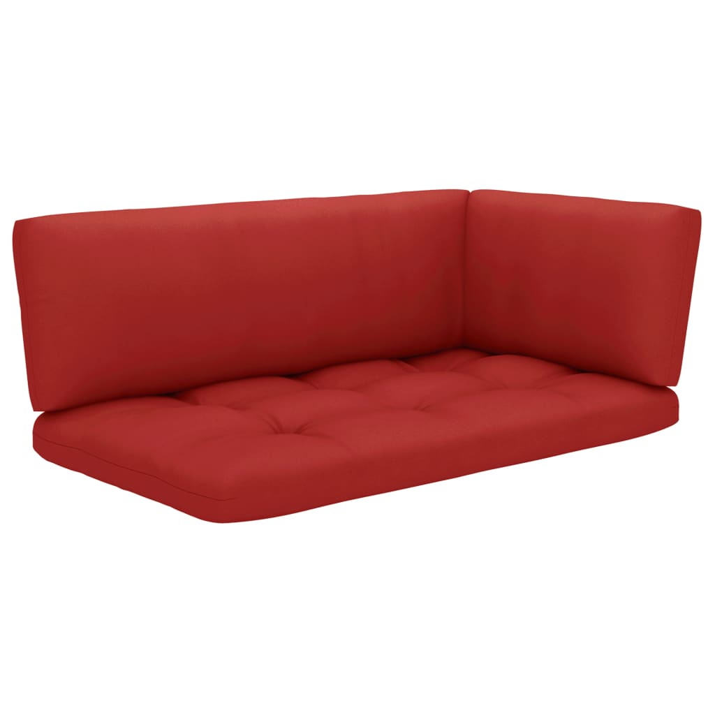 4-tlg. Paletten-Lounge-Set Grau Imprägniertes Kiefernholz