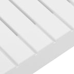 2-tlg. Garten-Lounge-Set mit Auflagen Kunststoff Weiß