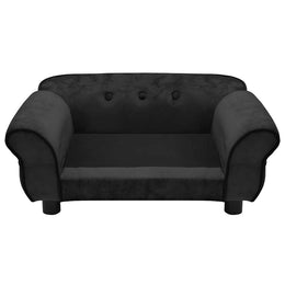 Hundesofa Schwarz 72x45x30 cm Plüsch