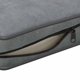 vidaXL Hundesofa Dunkelgrau 72x45x30 cm Plüsch