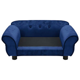 Hundesofa Blau 72x45x30 cm Plüsch