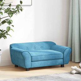 vidaXL Hundesofa Türkis 72x45x30 cm Plüsch