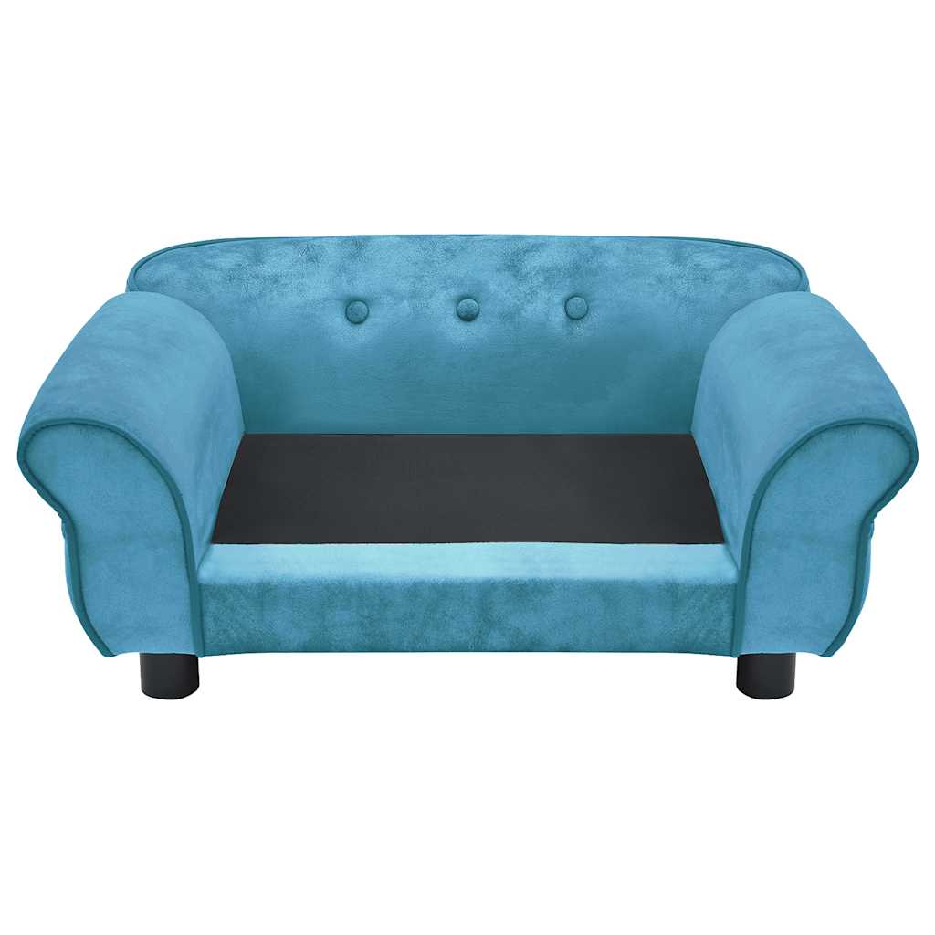 Hundesofa Türkis 72x45x30 cm Plüsch